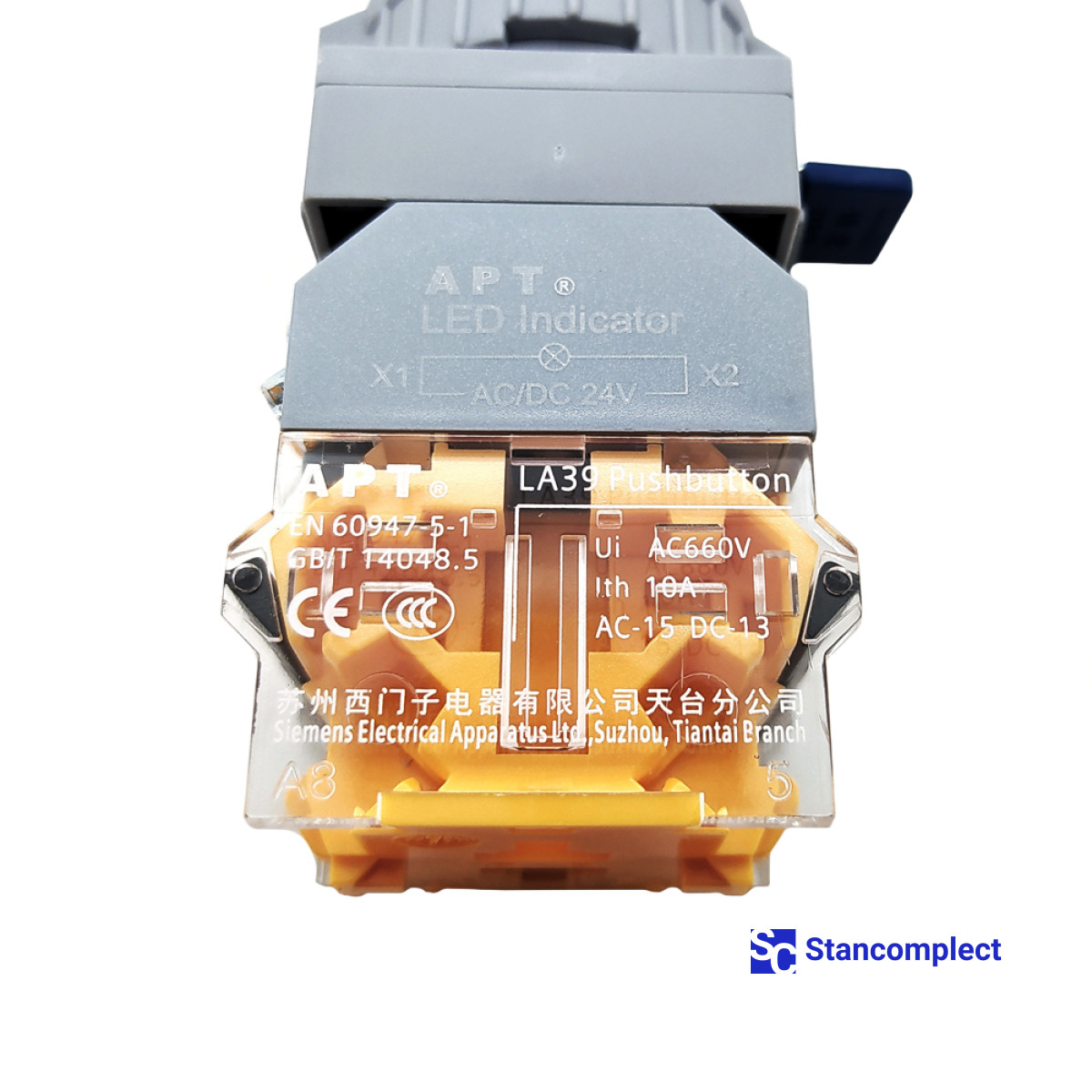 Кнопка пускова LA39-B3-10D/W23 для крайколичкувальних верстатів KDT